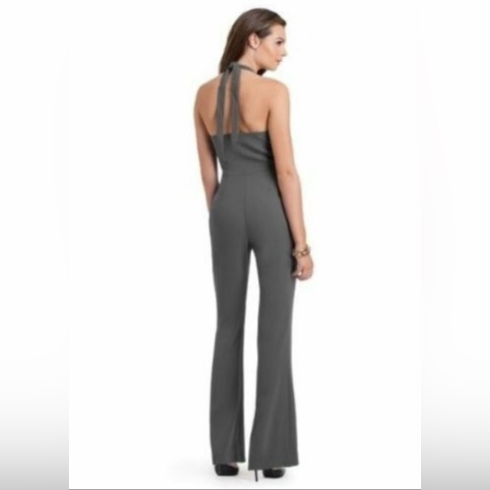 Guess by Marciano size 0 Grey Halter Jumpsuit NWT - Picture 2 of 14